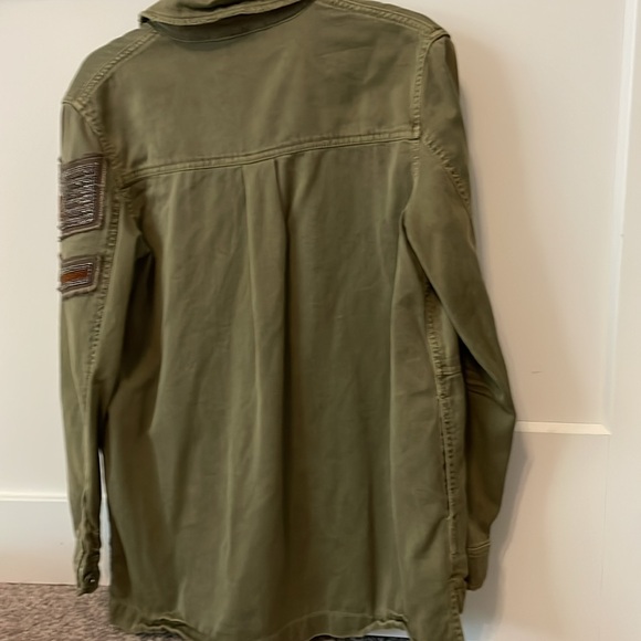Green army jacket by free people - Picture 7 of 9